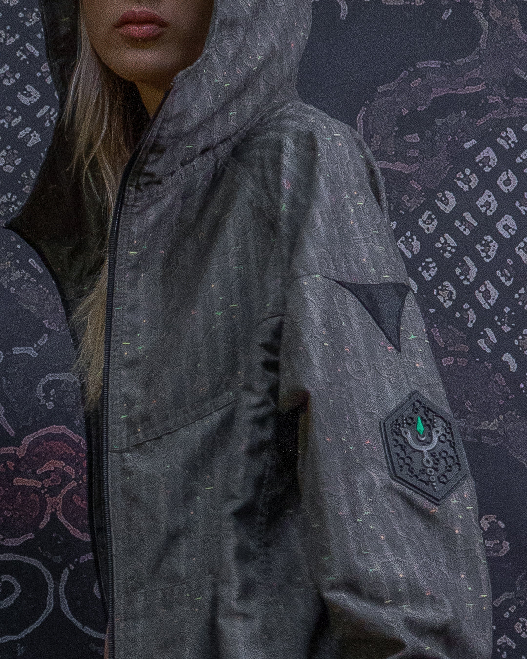 Hoodie Men / NEPTUNE Microfiber - REBIRTH OF IKARO Forest